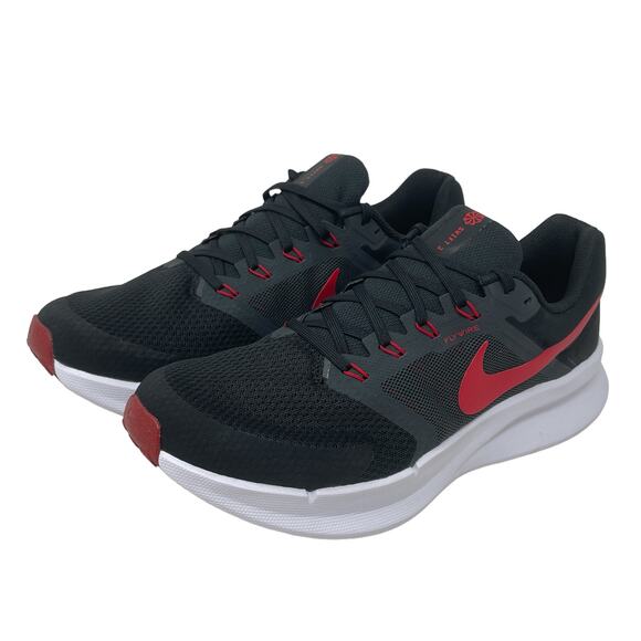 Nike Run Swift 3 Running Shoes Mens Black Red Sz 12 2,2,9,3:S-1466 - Picture 3 of 16